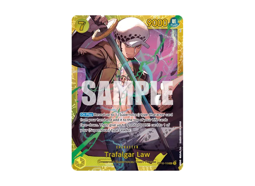 Trafalgar Law SEC [OP10-119] [EN] (Booster Pack "Royal Blood")