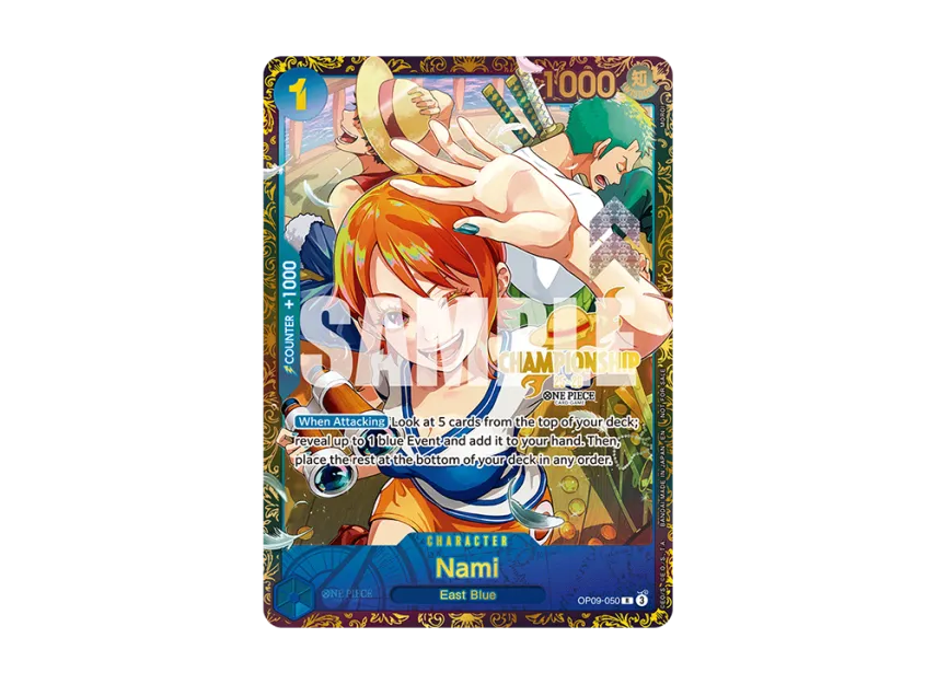 Nami R [OP09-050] [EN] (Promotional Card "Championship 25-26 Offline Regionals Season 1")