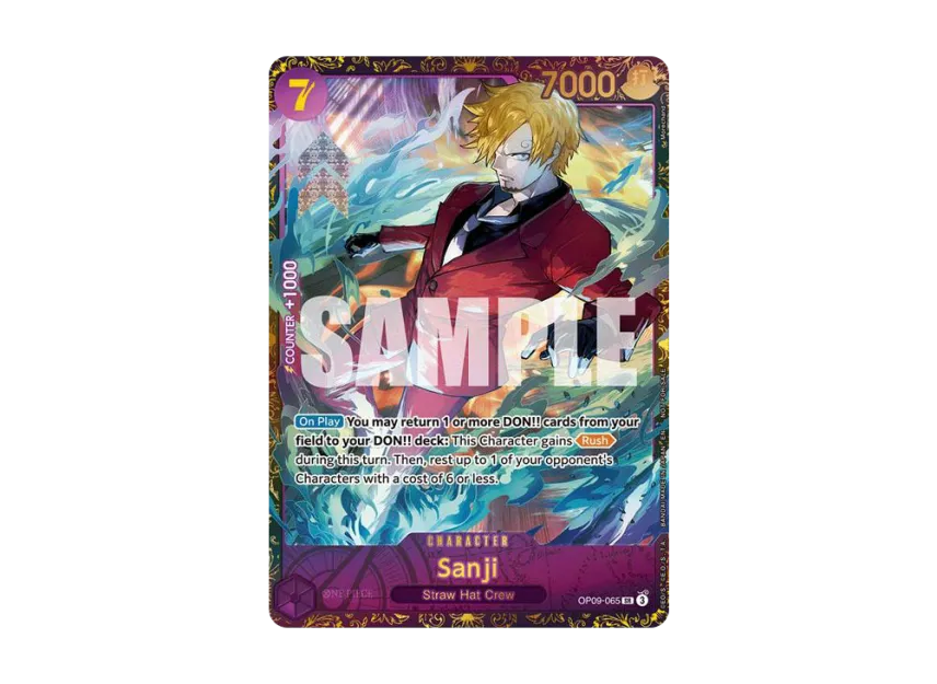 Sanji SR [OP09-065] [EN] (Promotional Card "Championship 25-26 Offline Regionals Season 1 Top 8")