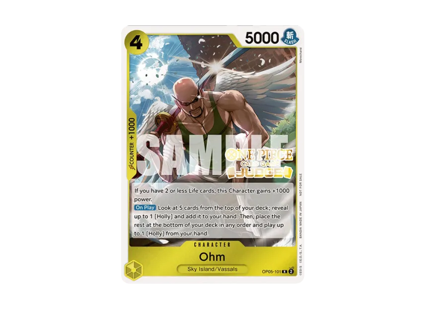 Ohm R [OP05-101] [EN] (Promotional Card "Judge Pack Vol.4")
