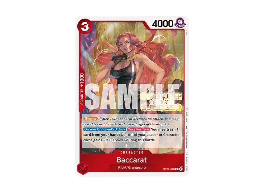 Baccarat R [OP07-010] [EN] (Promotional Card "Judge Pack Vol.4")