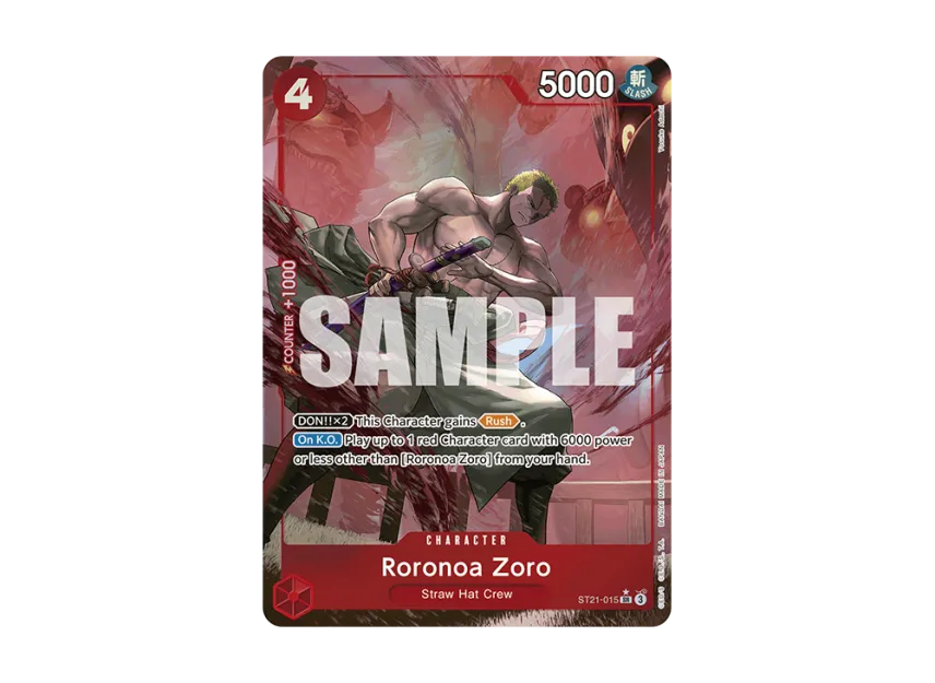 Roronoa Zoro SR-P [ST21-015] [EN] (Starter Deck EX "Gear 5")