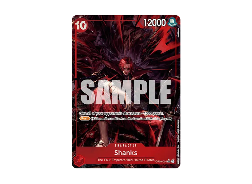 Shanks SR-P [OP09-004] [EN] (Booster Pack "Emperors in the New World")