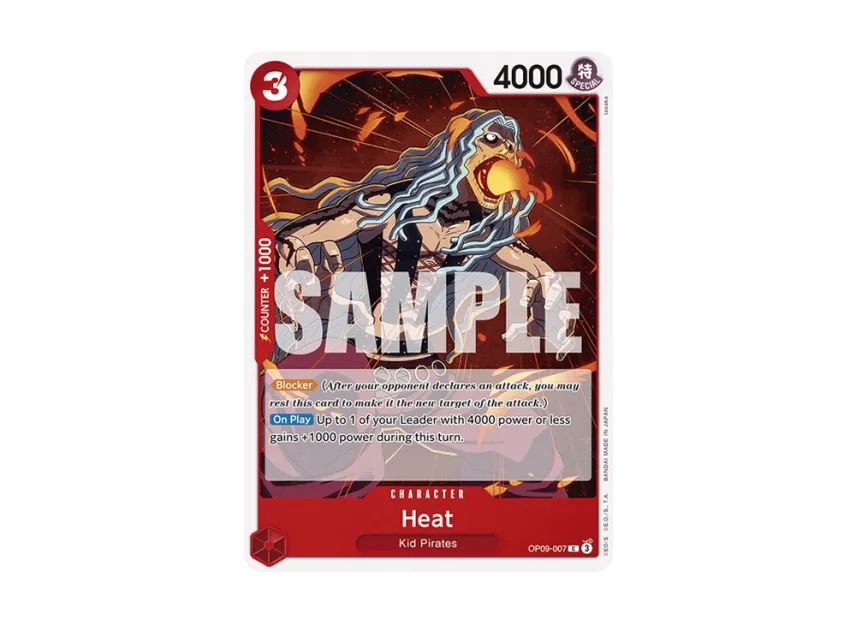 Heat C [OP09-007] [EN] (Booster Pack "Emperors in the New World")