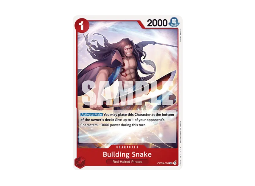 Building Snake UC [OP09-008] [EN] (Booster Pack "Emperors in the New World")