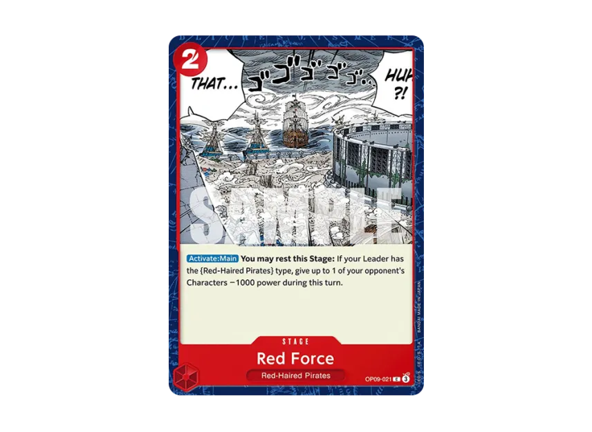 Red Force C [OP09-021] [EN] (Booster Pack "Emperors in the New World")