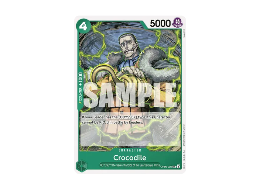 Crocodile UC [OP09-025] [EN] (Booster Pack "Emperors in the New World")