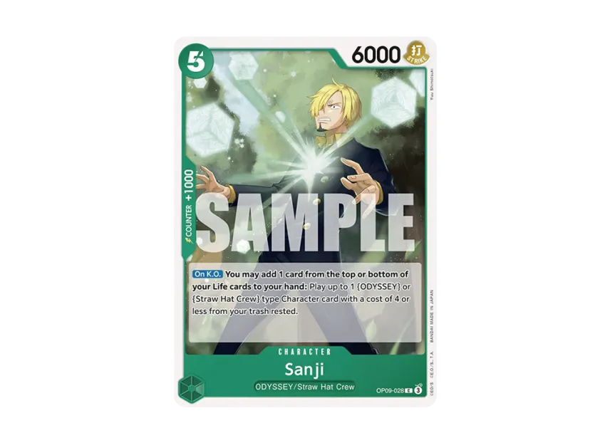 Sanji C [OP09-028] [EN] (Booster Pack "Emperors in the New World")
