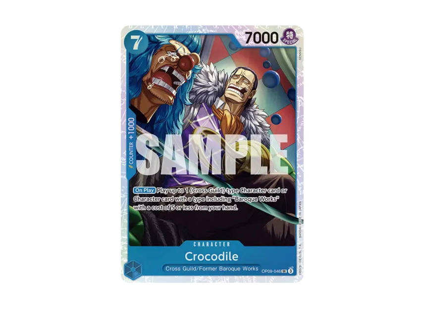 Crocodile SR [OP09-046] [EN] (Booster Pack "Emperors in the New World")