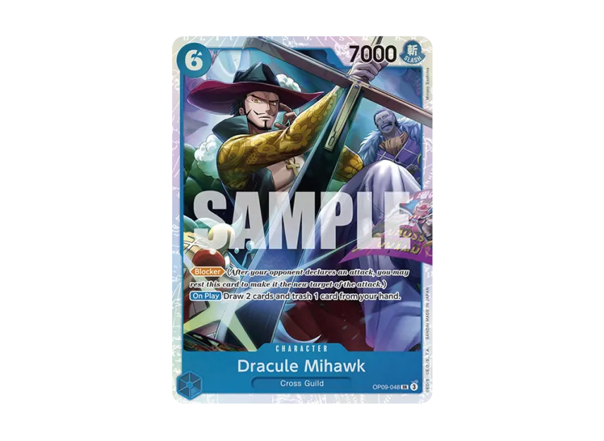 Dracule Mihawk SR [OP09-048] [EN] (Booster Pack "Emperors in the New World")
