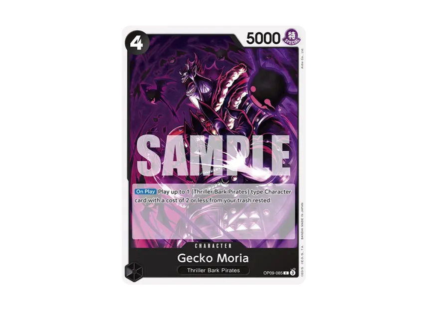 Gecko Moria C [OP09-085] [EN] (Booster Pack "Emperors in the New World")