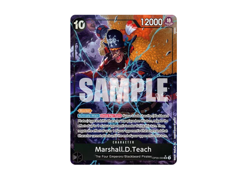 Marshall.D.Teach SR-P [OP09-093] [EN] (Booster Pack "Emperors in the New World")