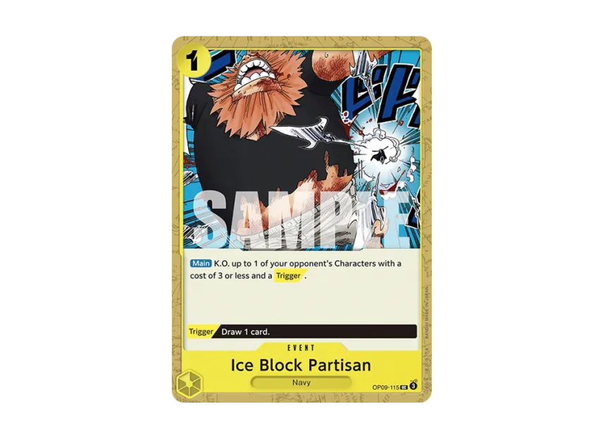 Ice Block Partisan UC [OP09-115] [EN] (Booster Pack "Emperors in the New World")
