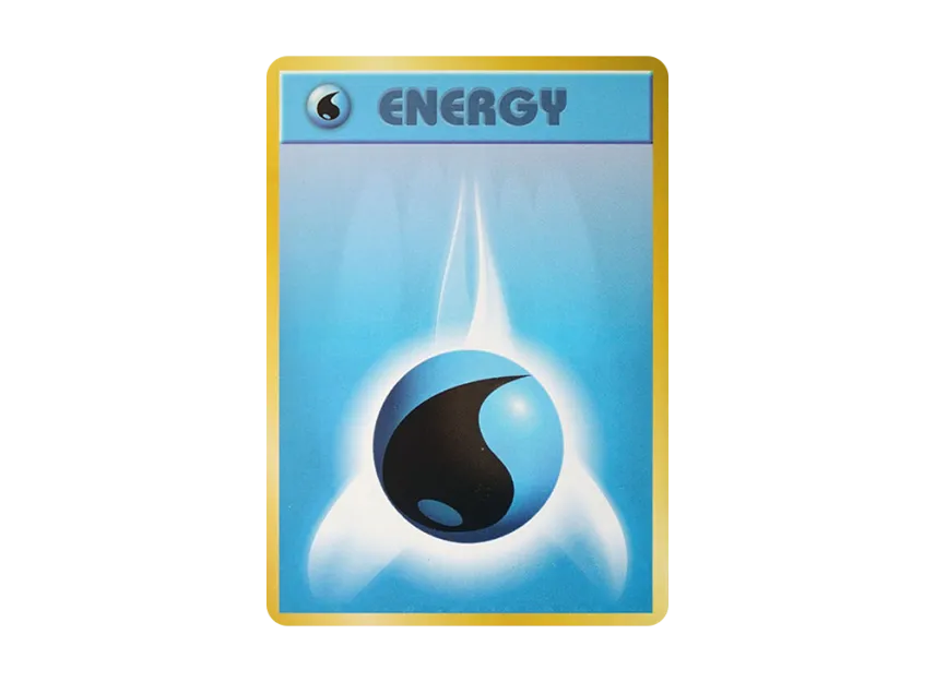 Water Energy : Old Back [PMCG1-ST] (Starter Pack "Pocket Monster Card Game")