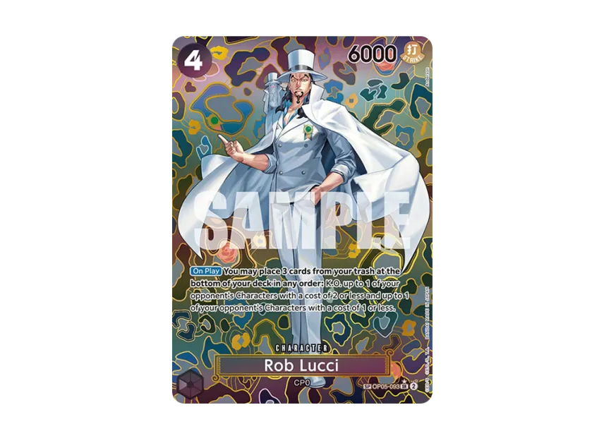 Rob Lucci SR-SPC [OP05-093] [EN] (Booster Pack "Emperors in the New World")