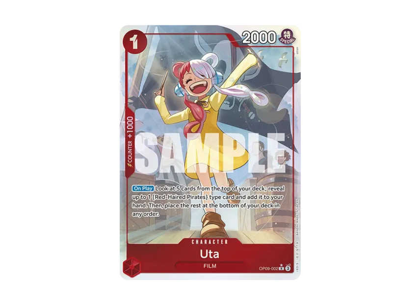 Uta R-P [OP09-002] [EN] (Booster Pack "Emperors in the New World")
