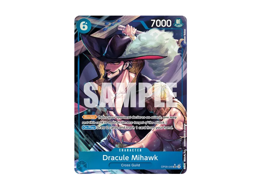 Dracule Mihawk SR-P [OP09-048] [EN] (Booster Pack "Emperors in the New World")