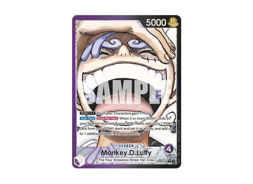 Monkey.D.Luffy L-P [OP09-061] [EN] (Booster Pack "Emperors in the New World")