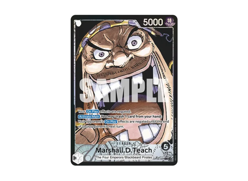 Marshall.D.Teach L-P [OP09-081] [EN] (Booster Pack "Emperors in the New World")