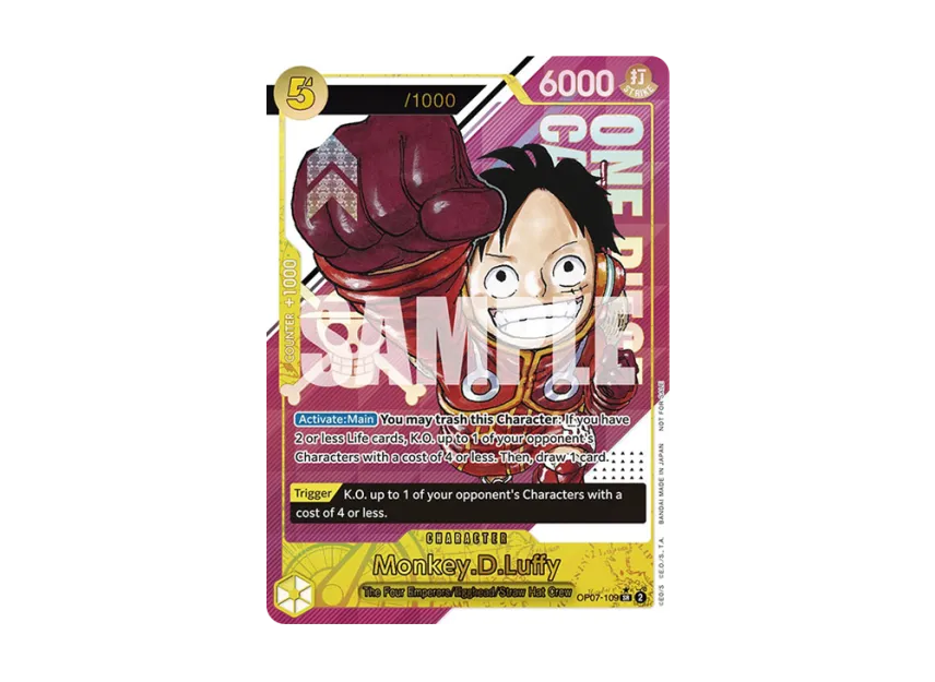 Monkey.D.Luffy SR-P [OP07-109] [EN] (Promotional Card "Championship 2024 Event Pack")