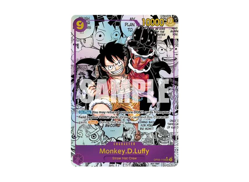 Monkey.D.Luffy SEC-SP : Comic Parallel [OP09-119] [EN] (Booster Pack "Emperors in the New World")
