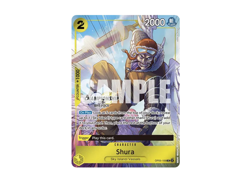 Shura R [OP05-106] [EN] (Promotional Card "Championship 2024 Celebration Pack")