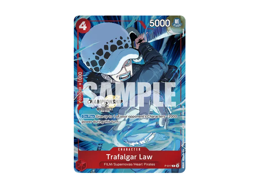Trafalgar Law P [P-017] [EN] (Promotional Card "Championship 2024 Celebration Pack")