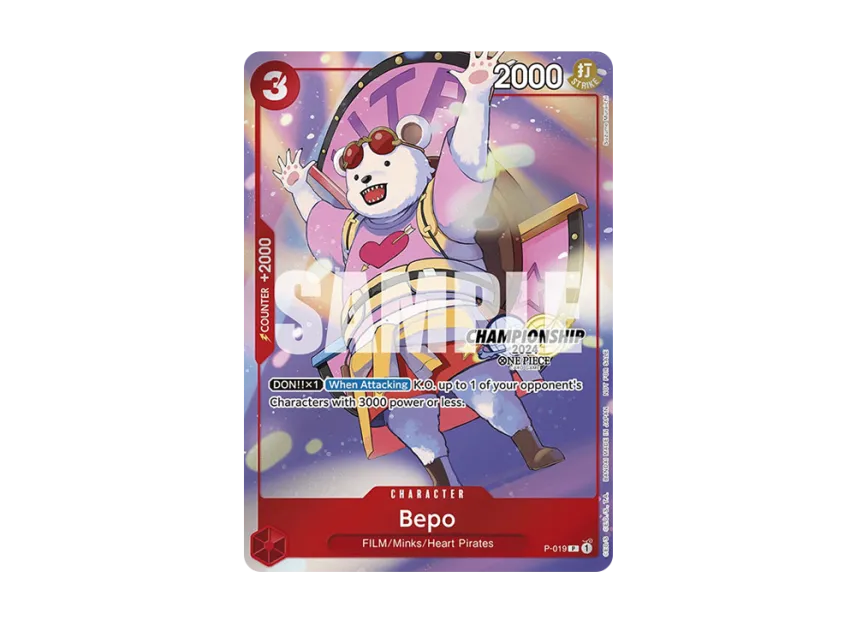 Bepo P [P-019] [EN] (Promotional Card "Championship 2024 Celebration Pack")