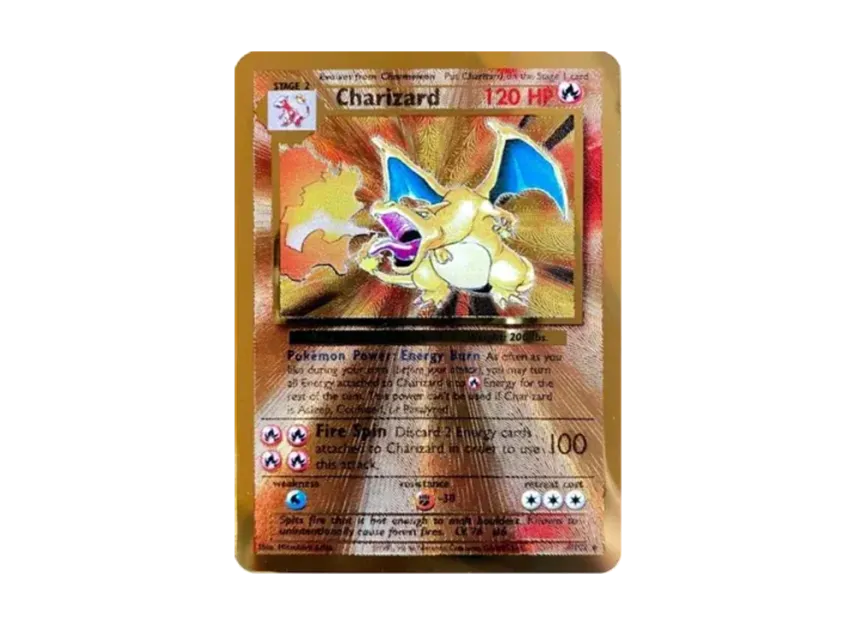 Charizard R : Metal Card [102-PROMOTIONAL-CARD 4/102] (Promotional Card)