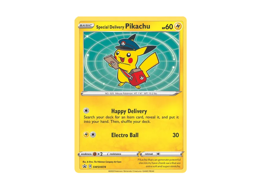 Special Delivery Pikachu P [SWSH074] (Sword & Shield "Promotional Card")