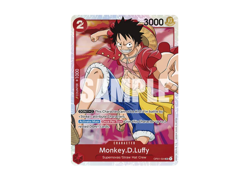 Monkey.D.Luffy SR [OP01-024] [EN] (Premium Booster "ONE PIECE CARD THE BEST")