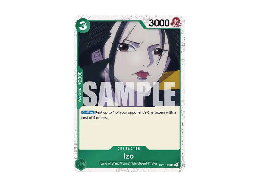Izo UC : Pirate Flag Foil [OP01-033] [EN] (Premium Booster "ONE PIECE CARD THE BEST")