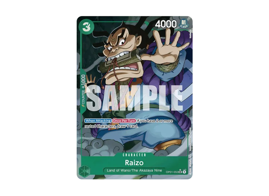Raizo UC : Full Art [OP01-052] [EN] (Premium Booster "ONE PIECE CARD THE BEST")