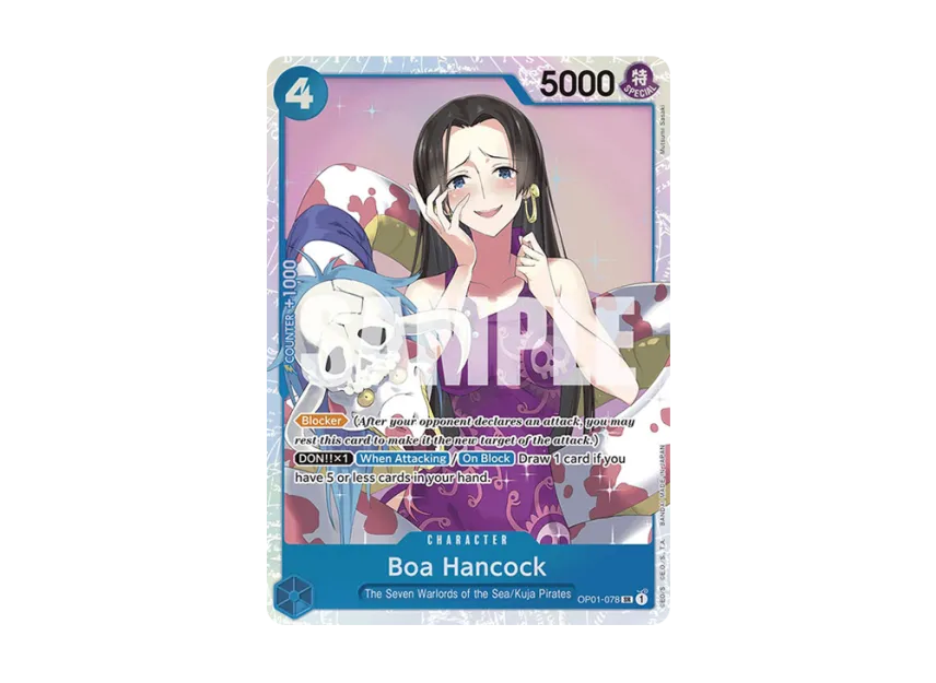 Boa Hancock SR [OP01-078] [EN] (Premium Booster "ONE PIECE CARD THE BEST")