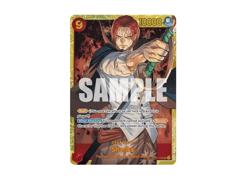 Shanks SEC [OP01-120] [EN] (Premium Booster "ONE PIECE CARD THE BEST")
