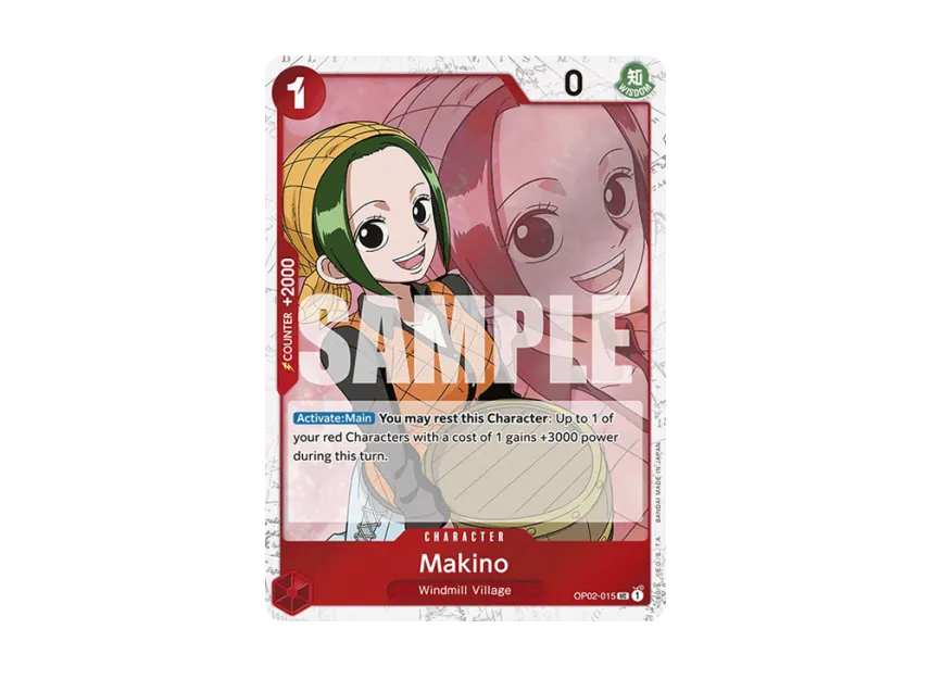 Makino UC : Pirate Flag Foil [OP02-015] [EN] (Premium Booster "ONE PIECE CARD THE BEST")