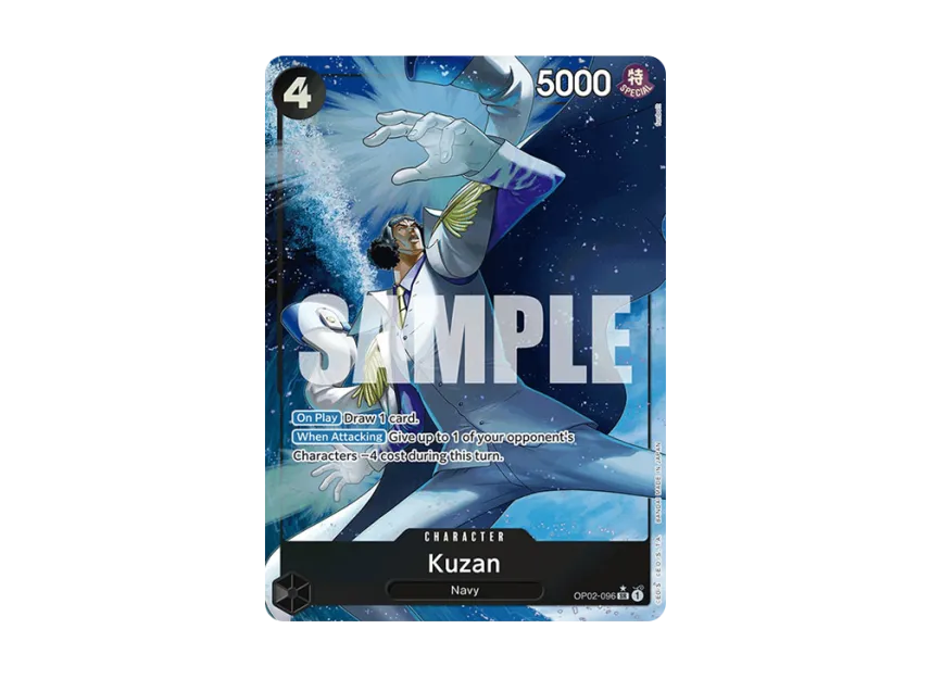 Kuzan SR-P [OP02-096] [EN] (Premium Booster "ONE PIECE CARD THE BEST")