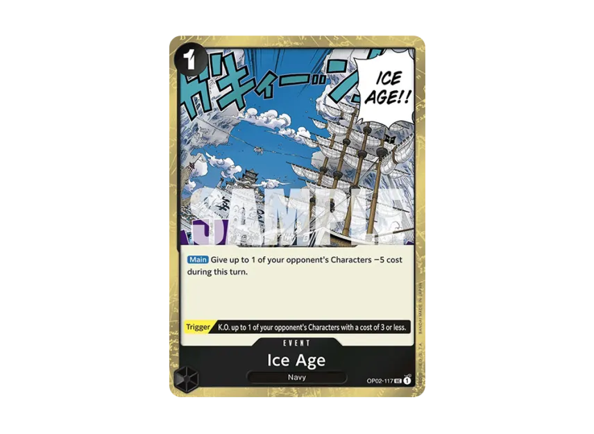 Ice Age UC : Pirate Flag Foil [OP02-117] [EN] (Premium Booster "ONE PIECE CARD THE BEST")