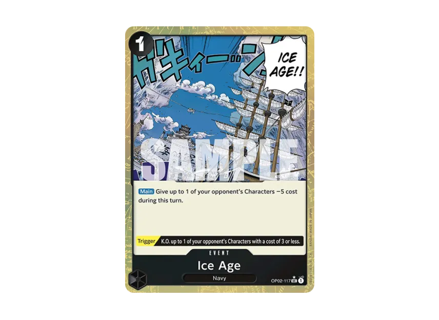 Ice Age UC : Full Art [OP02-117] [EN] (Premium Booster "ONE PIECE CARD THE BEST")