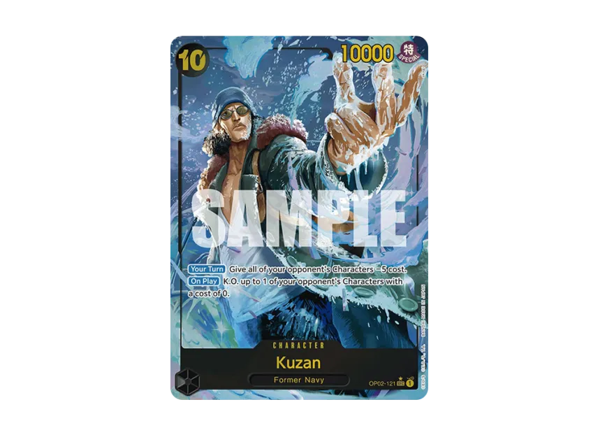 Kuzan SEC-P [OP02-121] [EN] (Premium Booster "ONE PIECE CARD THE BEST")