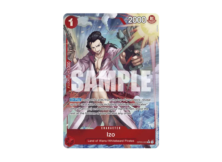 Izo R : Full Art [OP03-003] [EN] (Premium Booster "ONE PIECE CARD THE BEST")