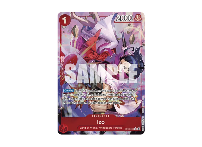 Izo R-P [OP03-003] [EN] (Premium Booster "ONE PIECE CARD THE BEST")