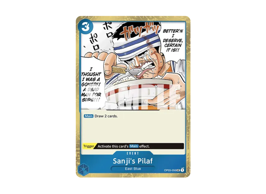 Sanji's Pilaf UC : Pirate Flag Foil [OP03-056] [EN] (Premium Booster "ONE PIECE CARD THE BEST")