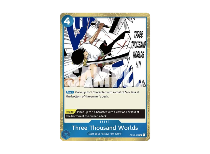 Three Thousand Worlds R : Pirate Flag Foil [OP03-057] [EN] (Premium Booster "ONE PIECE CARD THE BEST")