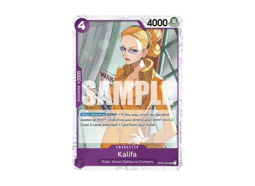 Kalifa UC : Pirate Flag Foil [OP03-060] [EN] (Premium Booster "ONE PIECE CARD THE BEST")
