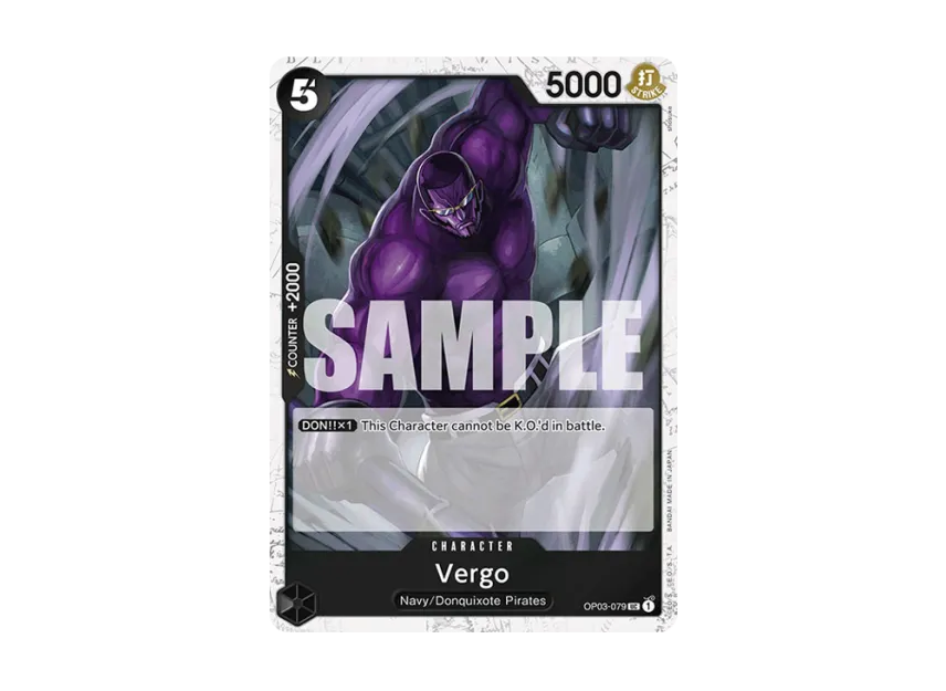 Vergo UC : Pirate Flag Foil [OP03-079] [EN] (Premium Booster "ONE PIECE CARD THE BEST")