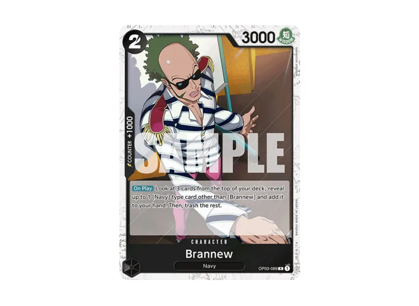 Brannew R : Pirate Flag Foil [OP03-089] [EN] (Premium Booster "ONE PIECE CARD THE BEST")