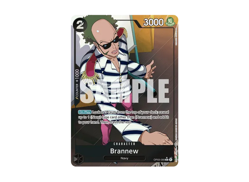 Brannew R : Full Art [OP03-089] [EN] (Premium Booster "ONE PIECE CARD THE BEST")