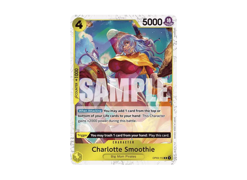 Charlotte Smoothie R : Pirate Flag Foil [OP03-110] [EN] (Premium Booster "ONE PIECE CARD THE BEST")