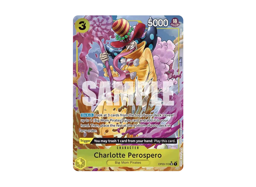 Charlotte Perospero SR-P [OP03-113] [EN] (Premium Booster "ONE PIECE CARD THE BEST")
